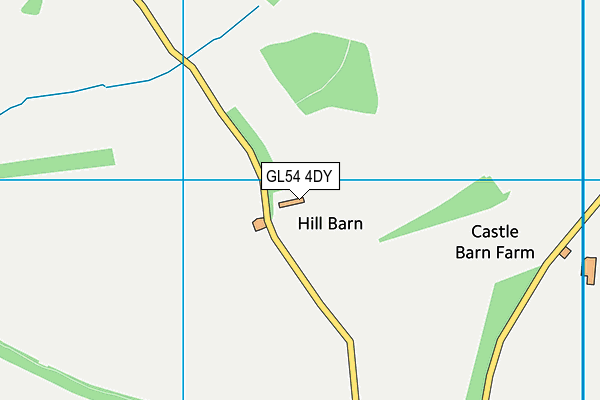 GL54 4DY map - OS VectorMap District (Ordnance Survey) GL54 4DY map - OS VectorMap District (Ordnance Survey)