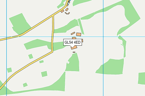 GL54 4ED map - OS VectorMap District (Ordnance Survey) GL54 4ED map - OS VectorMap District (Ordnance Survey)