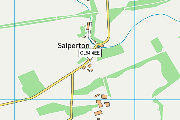 GL54 4EE map - OS VectorMap District (Ordnance Survey) GL54 4EE map - OS VectorMap District (Ordnance Survey)