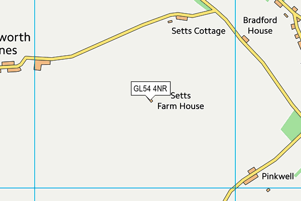 GL54 4NR map - OS VectorMap District (Ordnance Survey) GL54 4NR map - OS VectorMap District (Ordnance Survey)