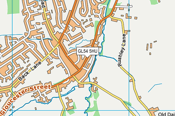 GL54 5HU map - OS VectorMap District (Ordnance Survey) GL54 5HU map - OS VectorMap District (Ordnance Survey)