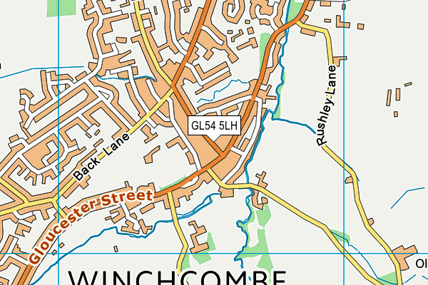 GL54 5LH map - OS VectorMap District (Ordnance Survey) GL54 5LH map - OS VectorMap District (Ordnance Survey)