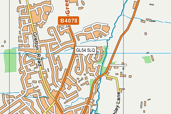 GL54 5LQ map - OS VectorMap District (Ordnance Survey) GL54 5LQ map - OS VectorMap District (Ordnance Survey)