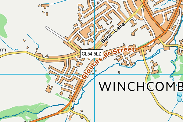 GL54 5LZ map - OS VectorMap District (Ordnance Survey) GL54 5LZ map - OS VectorMap District (Ordnance Survey)