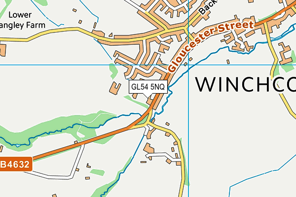 GL54 5NQ map - OS VectorMap District (Ordnance Survey) GL54 5NQ map - OS VectorMap District (Ordnance Survey)