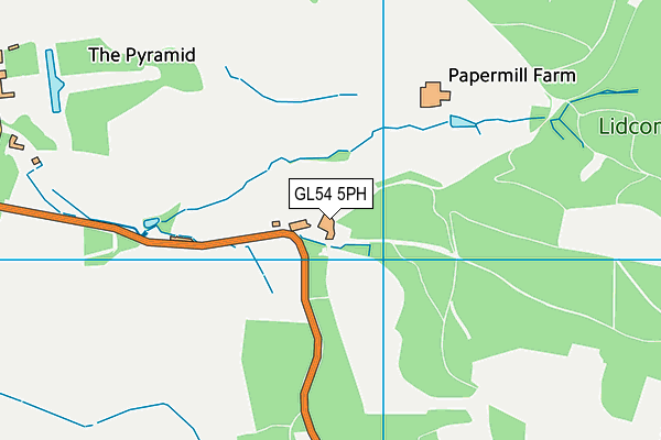 GL54 5PH map - OS VectorMap District (Ordnance Survey) GL54 5PH map - OS VectorMap District (Ordnance Survey)