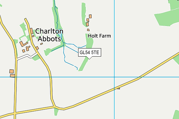 GL54 5TE map - OS VectorMap District (Ordnance Survey) GL54 5TE map - OS VectorMap District (Ordnance Survey)