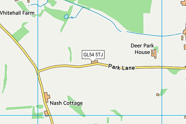 GL54 5TJ map - OS VectorMap District (Ordnance Survey) GL54 5TJ map - OS VectorMap District (Ordnance Survey)