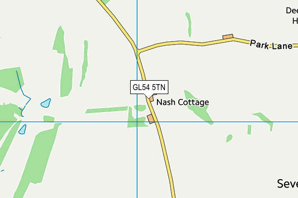 GL54 5TN map - OS VectorMap District (Ordnance Survey) GL54 5TN map - OS VectorMap District (Ordnance Survey)