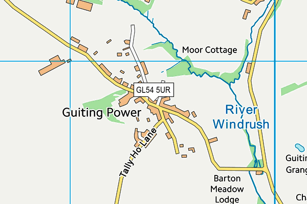 GL54 5UR map - OS VectorMap District (Ordnance Survey) GL54 5UR map - OS VectorMap District (Ordnance Survey)