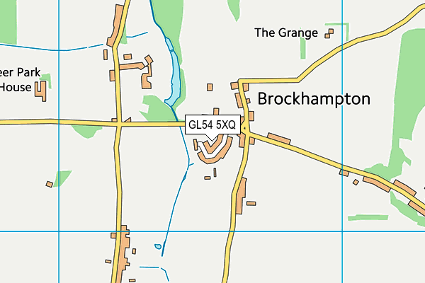 GL54 5XQ map - OS VectorMap District (Ordnance Survey) GL54 5XQ map - OS VectorMap District (Ordnance Survey)