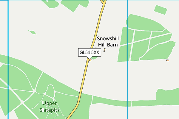 GL54 5XX map - OS VectorMap District (Ordnance Survey) GL54 5XX map - OS VectorMap District (Ordnance Survey)
