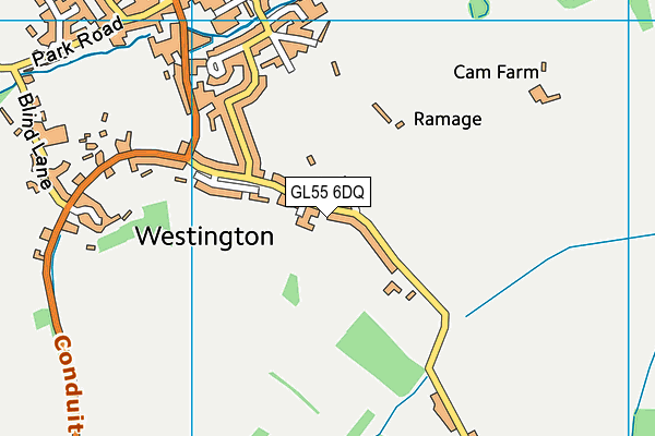 GL55 6DQ map - OS VectorMap District (Ordnance Survey) GL55 6DQ map - OS VectorMap District (Ordnance Survey)