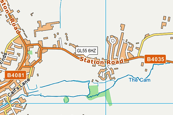 GL55 6HZ map - OS VectorMap District (Ordnance Survey) GL55 6HZ map - OS VectorMap District (Ordnance Survey)