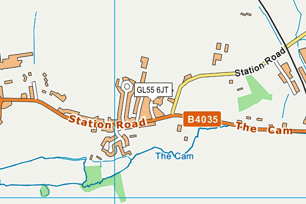 GL55 6JT map - OS VectorMap District (Ordnance Survey) GL55 6JT map - OS VectorMap District (Ordnance Survey)