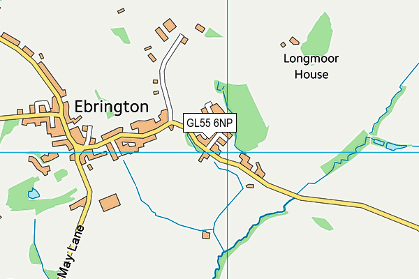 GL55 6NP map - OS VectorMap District (Ordnance Survey) GL55 6NP map - OS VectorMap District (Ordnance Survey)
