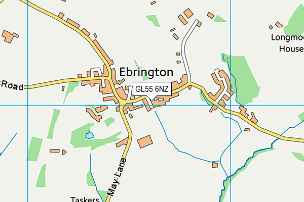 GL55 6NZ map - OS VectorMap District (Ordnance Survey) GL55 6NZ map - OS VectorMap District (Ordnance Survey)