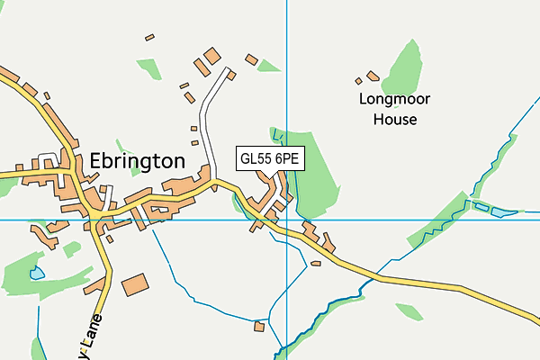 GL55 6PE map - OS VectorMap District (Ordnance Survey) GL55 6PE map - OS VectorMap District (Ordnance Survey)