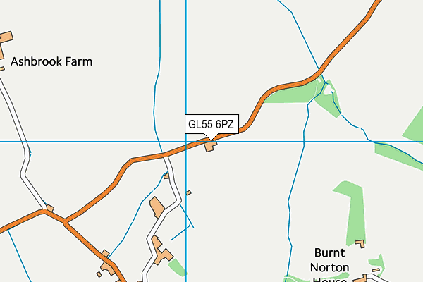 GL55 6PZ map - OS VectorMap District (Ordnance Survey) GL55 6PZ map - OS VectorMap District (Ordnance Survey)