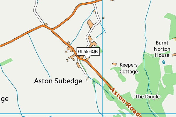 GL55 6QB map - OS VectorMap District (Ordnance Survey) GL55 6QB map - OS VectorMap District (Ordnance Survey)