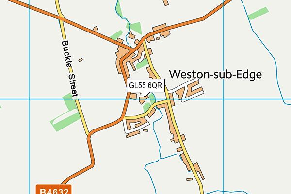 GL55 6QR map - OS VectorMap District (Ordnance Survey) GL55 6QR map - OS VectorMap District (Ordnance Survey)