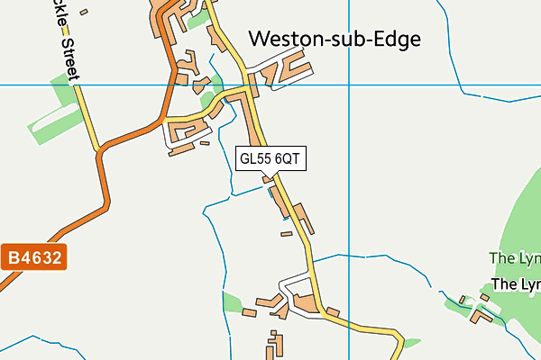 GL55 6QT map - OS VectorMap District (Ordnance Survey) GL55 6QT map - OS VectorMap District (Ordnance Survey)