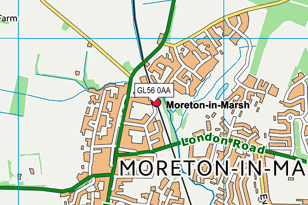 GL56 0AA map - OS VectorMap District (Ordnance Survey) GL56 0AA map - OS VectorMap District (Ordnance Survey)
