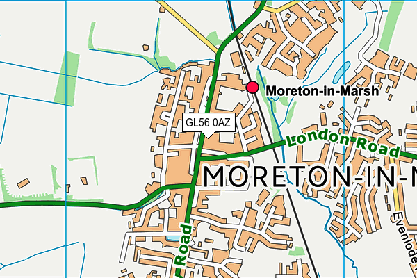 GL56 0AZ map - OS VectorMap District (Ordnance Survey) GL56 0AZ map - OS VectorMap District (Ordnance Survey)