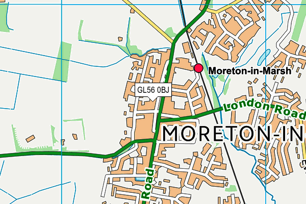 GL56 0BJ map - OS VectorMap District (Ordnance Survey) GL56 0BJ map - OS VectorMap District (Ordnance Survey)