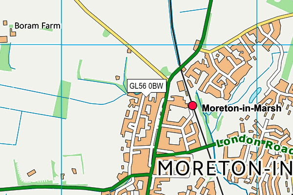GL56 0BW map - OS VectorMap District (Ordnance Survey) GL56 0BW map - OS VectorMap District (Ordnance Survey)