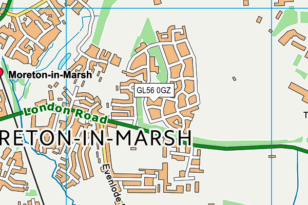 GL56 0GZ map - OS VectorMap District (Ordnance Survey) GL56 0GZ map - OS VectorMap District (Ordnance Survey)