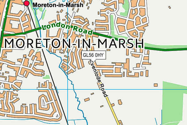 GL56 0HY map - OS VectorMap District (Ordnance Survey) GL56 0HY map - OS VectorMap District (Ordnance Survey)