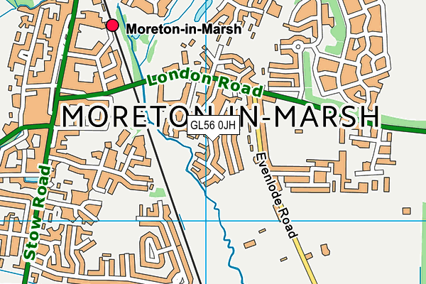 GL56 0JH map - OS VectorMap District (Ordnance Survey)