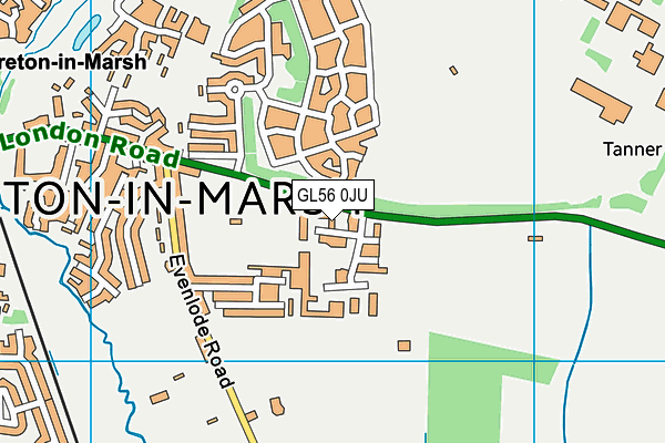 GL56 0JU map - OS VectorMap District (Ordnance Survey) GL56 0JU map - OS VectorMap District (Ordnance Survey)