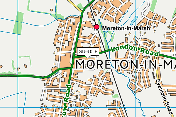 GL56 0LF map - OS VectorMap District (Ordnance Survey) GL56 0LF map - OS VectorMap District (Ordnance Survey)