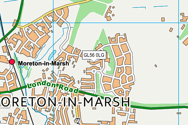GL56 0LG map - OS VectorMap District (Ordnance Survey) GL56 0LG map - OS VectorMap District (Ordnance Survey)
