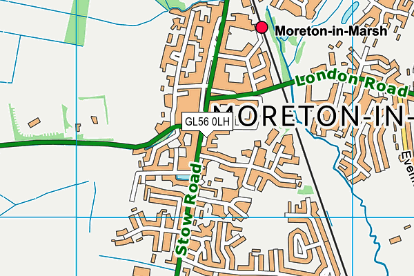 GL56 0LH map - OS VectorMap District (Ordnance Survey) GL56 0LH map - OS VectorMap District (Ordnance Survey)