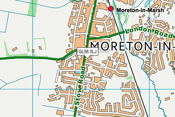 GL56 0LJ map - OS VectorMap District (Ordnance Survey) GL56 0LJ map - OS VectorMap District (Ordnance Survey)
