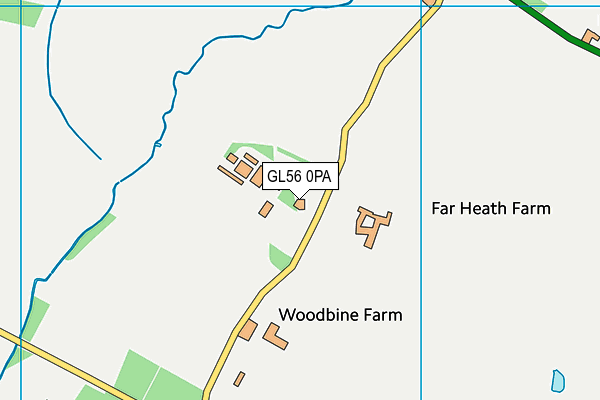 GL56 0PA map - OS VectorMap District (Ordnance Survey) GL56 0PA map - OS VectorMap District (Ordnance Survey)