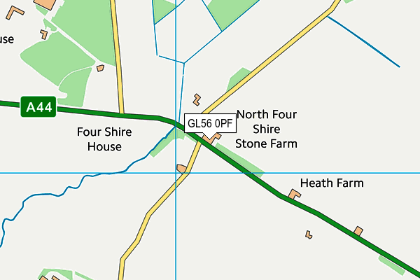 GL56 0PF map - OS VectorMap District (Ordnance Survey) GL56 0PF map - OS VectorMap District (Ordnance Survey)