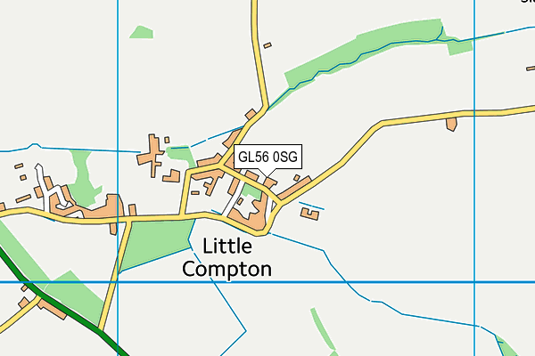 GL56 0SG map - OS VectorMap District (Ordnance Survey) GL56 0SG map - OS VectorMap District (Ordnance Survey)