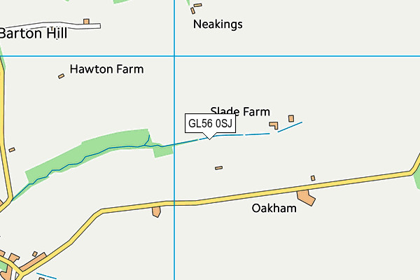 GL56 0SJ map - OS VectorMap District (Ordnance Survey) GL56 0SJ map - OS VectorMap District (Ordnance Survey)