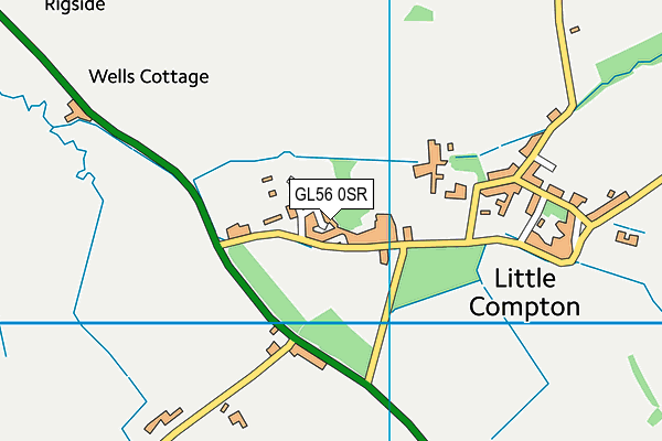 GL56 0SR map - OS VectorMap District (Ordnance Survey) GL56 0SR map - OS VectorMap District (Ordnance Survey)