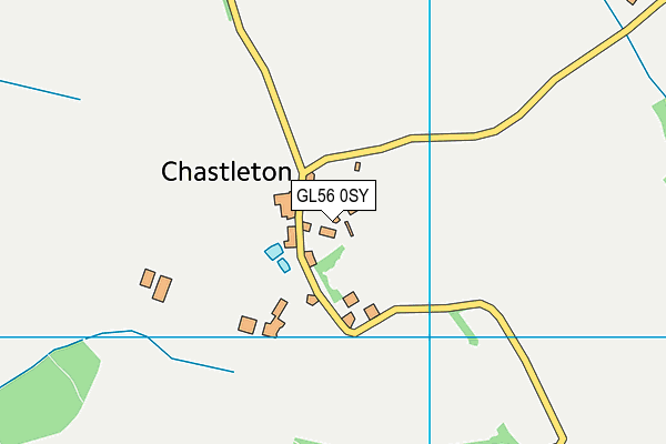 GL56 0SY map - OS VectorMap District (Ordnance Survey) GL56 0SY map - OS VectorMap District (Ordnance Survey)