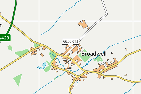 GL56 0TJ map - OS VectorMap District (Ordnance Survey) GL56 0TJ map - OS VectorMap District (Ordnance Survey)