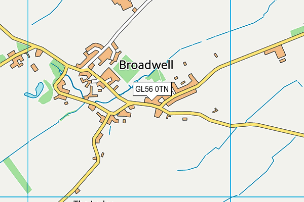 GL56 0TN map - OS VectorMap District (Ordnance Survey) GL56 0TN map - OS VectorMap District (Ordnance Survey)
