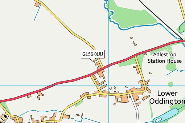 GL56 0UU map - OS VectorMap District (Ordnance Survey) GL56 0UU map - OS VectorMap District (Ordnance Survey)