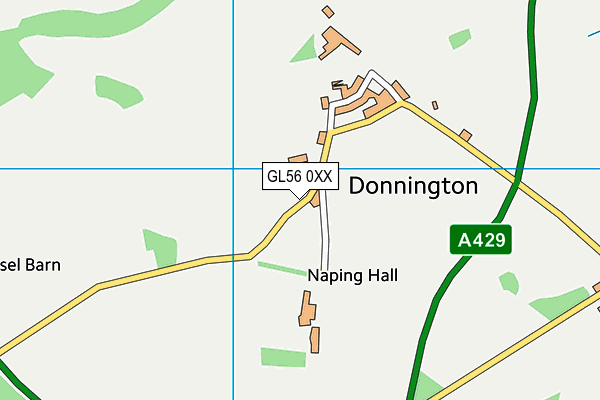 GL56 0XX map - OS VectorMap District (Ordnance Survey) GL56 0XX map - OS VectorMap District (Ordnance Survey)