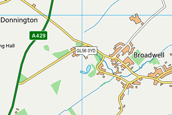 GL56 0YD map - OS VectorMap District (Ordnance Survey) GL56 0YD map - OS VectorMap District (Ordnance Survey)