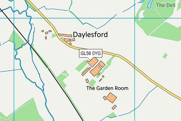 GL56 0YG map - OS VectorMap District (Ordnance Survey) GL56 0YG map - OS VectorMap District (Ordnance Survey)